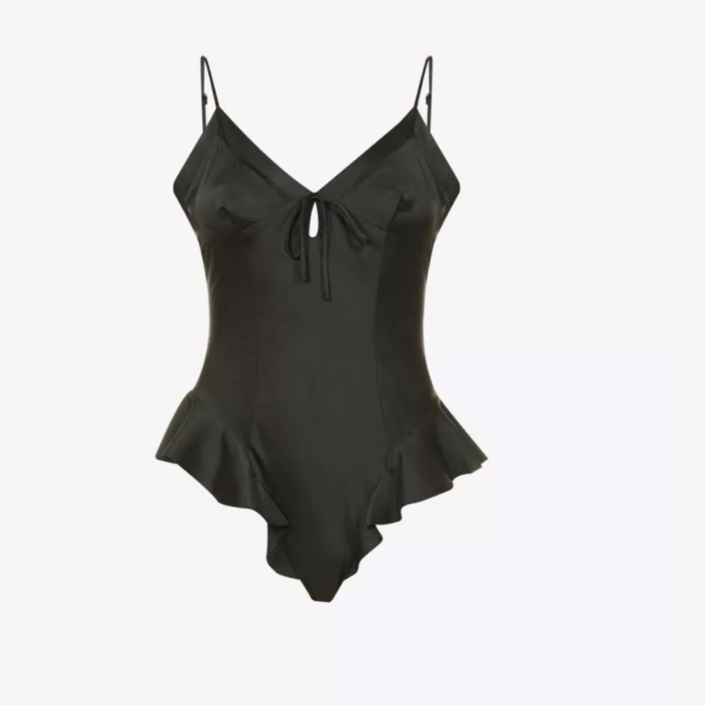 SKIMS silk teddy bodysuit | size small